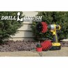 Drill Brush Power Scrubber By Useful Products 5 in W 5 in L Brush, Red R-4OS-2L-QC-DB